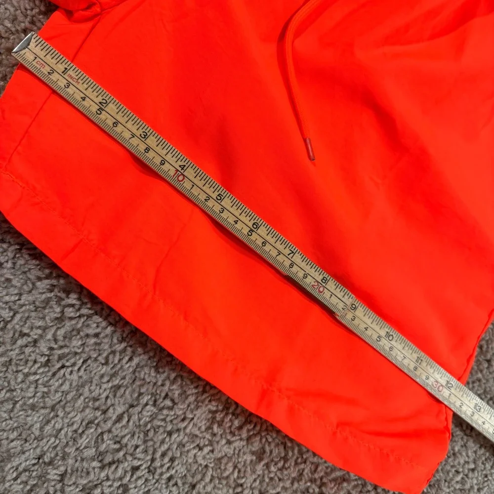 Armor Jeans Swim Trunks Mens Large Scarlet Neon Orange NEW AR-1006 Mesh Lined
